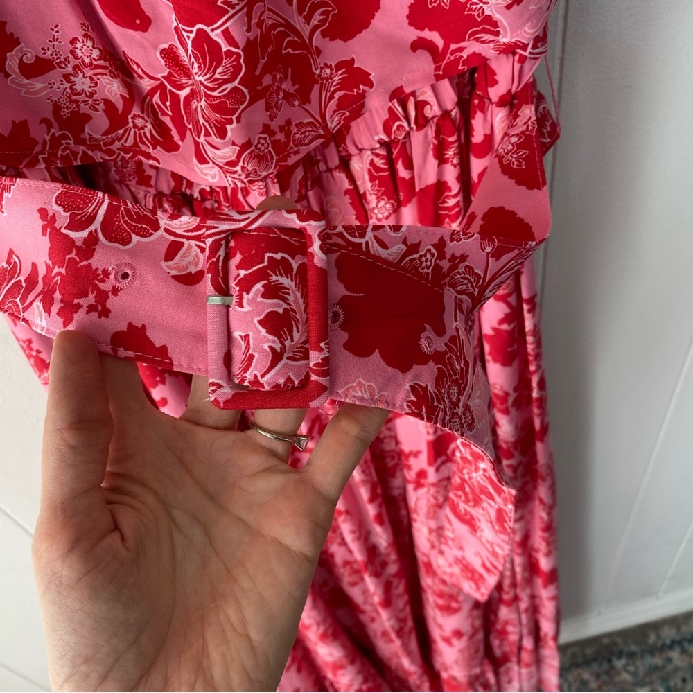 Sugarlips Aiza Floral Otis Off The Shoulder Maxi Dress Curve Size 2X New! - Picture 7 of 15